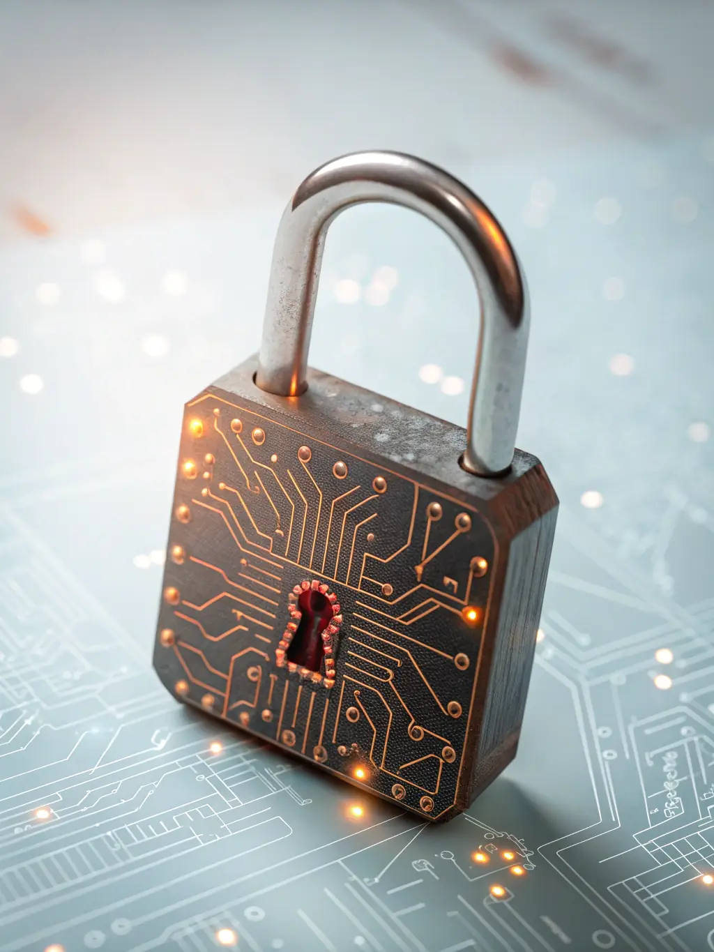 A secure digital interface displaying encrypted data, representing the confidentiality measures in place at Connections Arc.